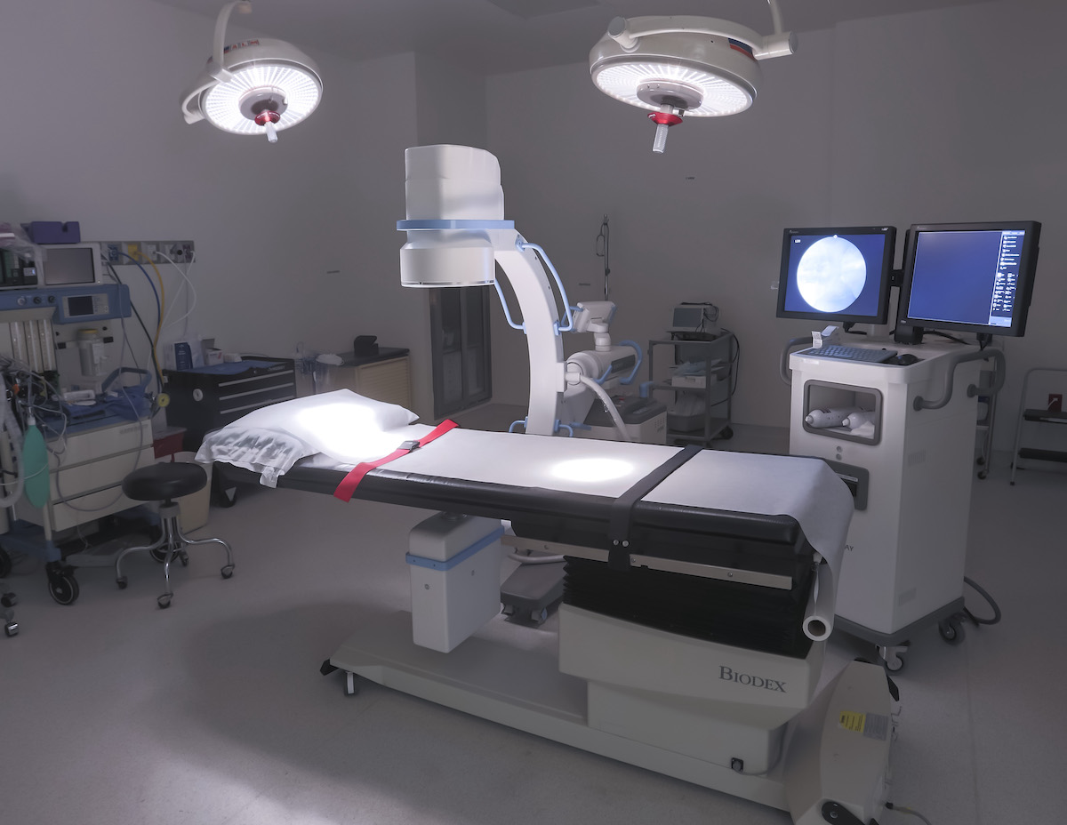Laser surgery operating room